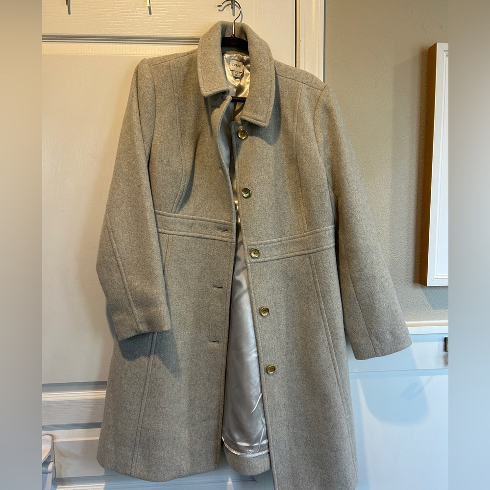 J. Crew Gray Pea Coat
